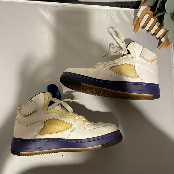 Nike Air Jordan Sz. 5.5Y Nike 318609-102 Grape Ice Emerald - Picture 9 of 10